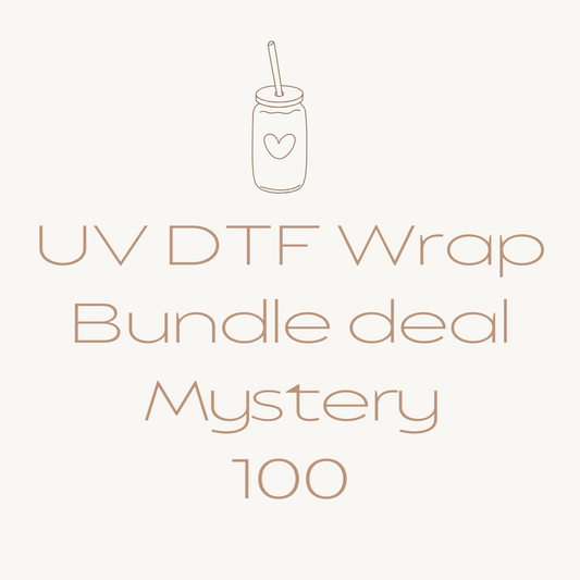 100 Mixed UV DTF WRAPS