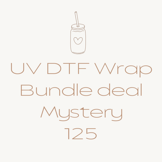 125 Mixed UV DTF WRAPS