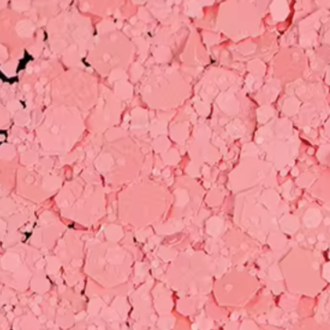 Chunky glitter mix | Rhodonite