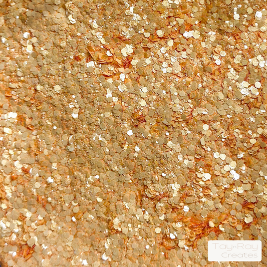 Chunky glitter mix | Honey Calcite