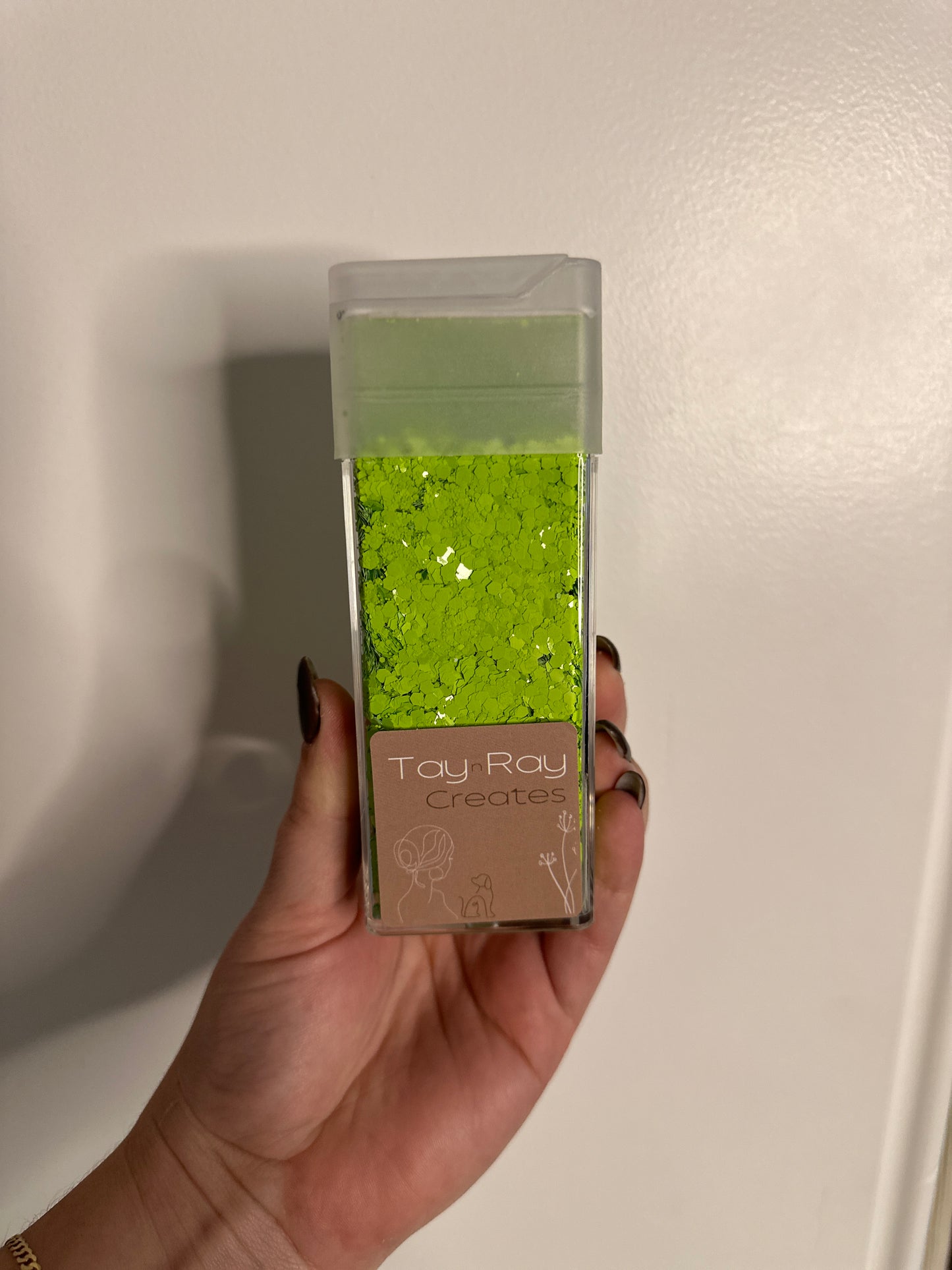 Chunky glitter mix | Peridot