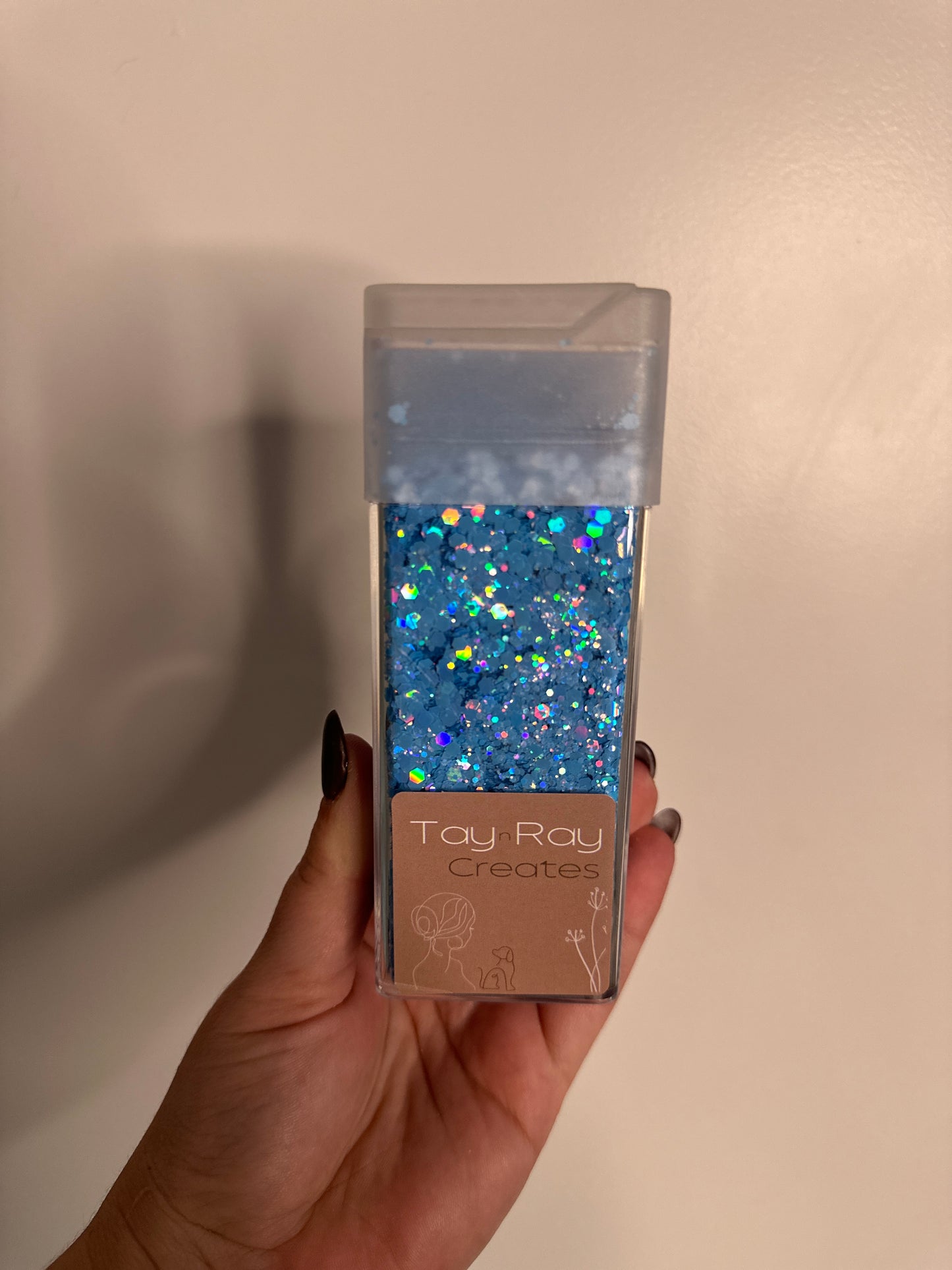 Chunky glitter mix | Angelite