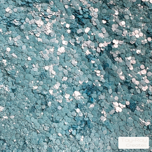 Chunky glitter mix | Indicolite