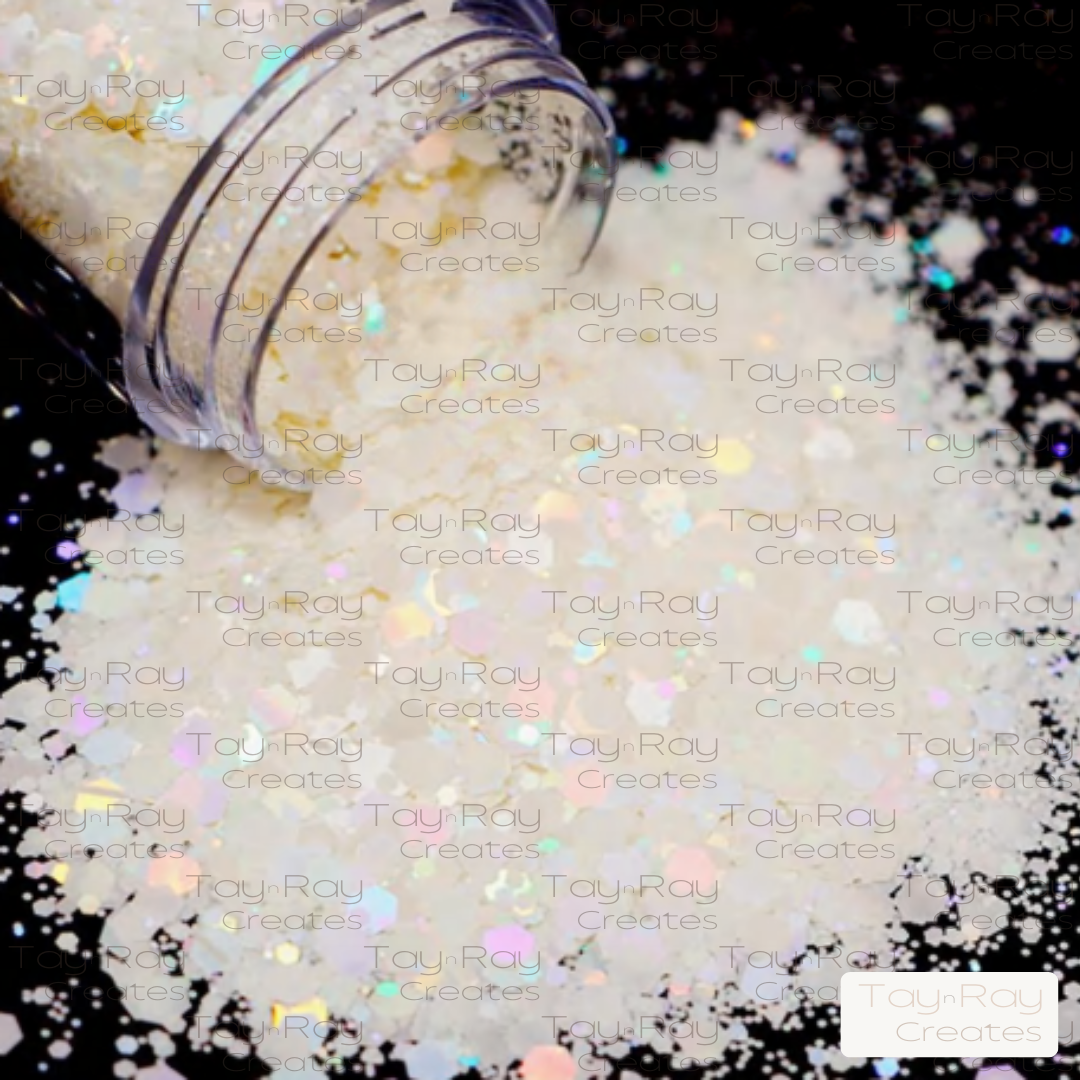 Chunky glitter mix | Opal