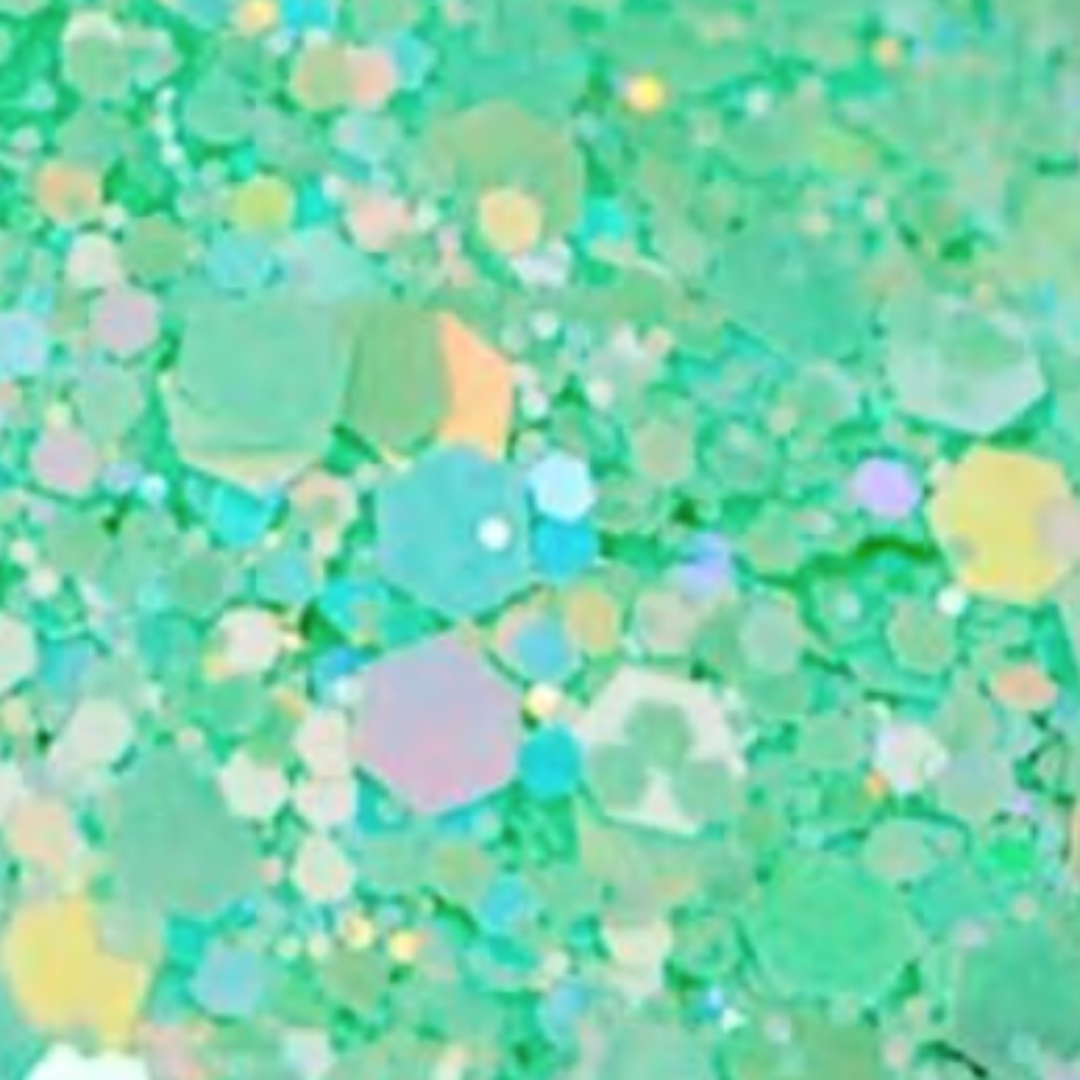 Chunky glitter mix | Jade